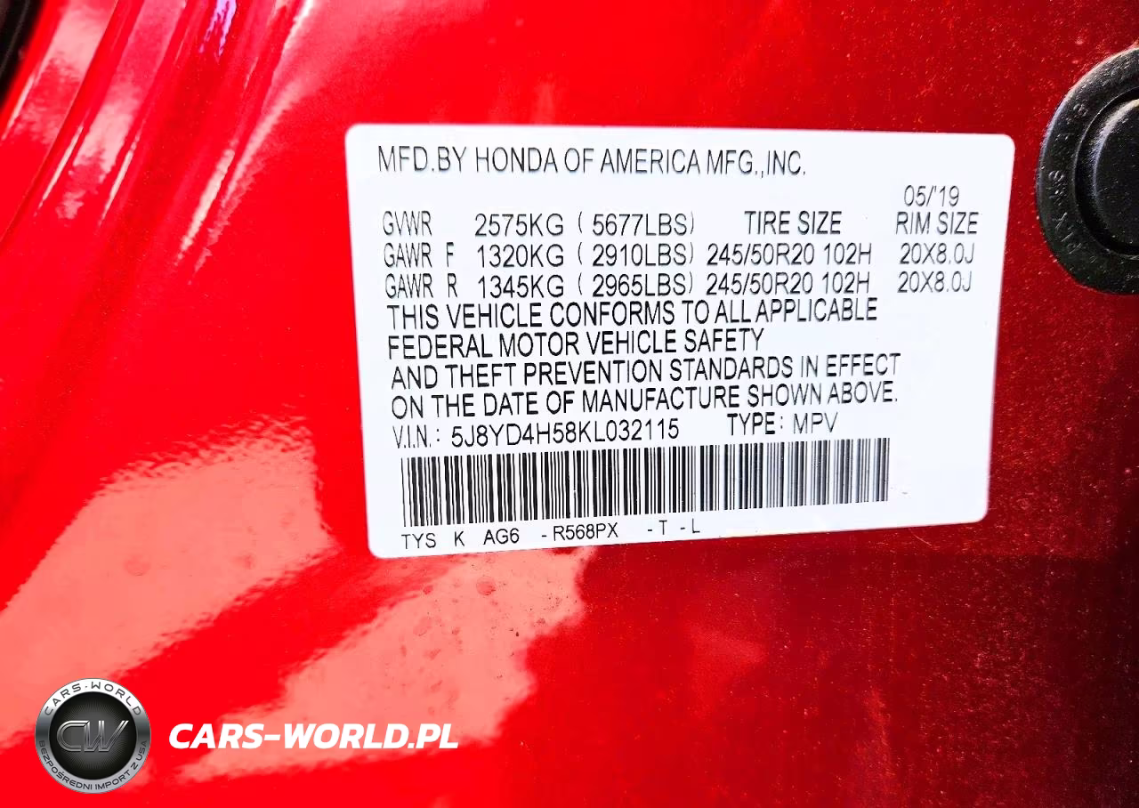 2019 Acura Mdx Technology VIN:5J8YD4H58KL032115 - 13