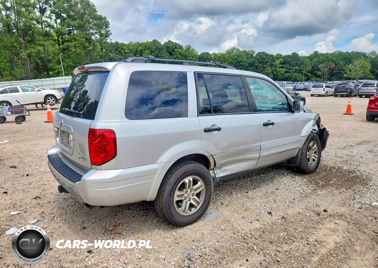 2004 Honda Pilot Exl VIN:2HKYF18564H549024 - 3