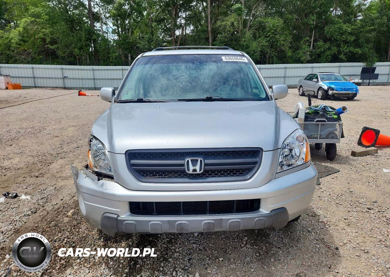 2004 Honda Pilot Exl VIN:2HKYF18564H549024 - 5