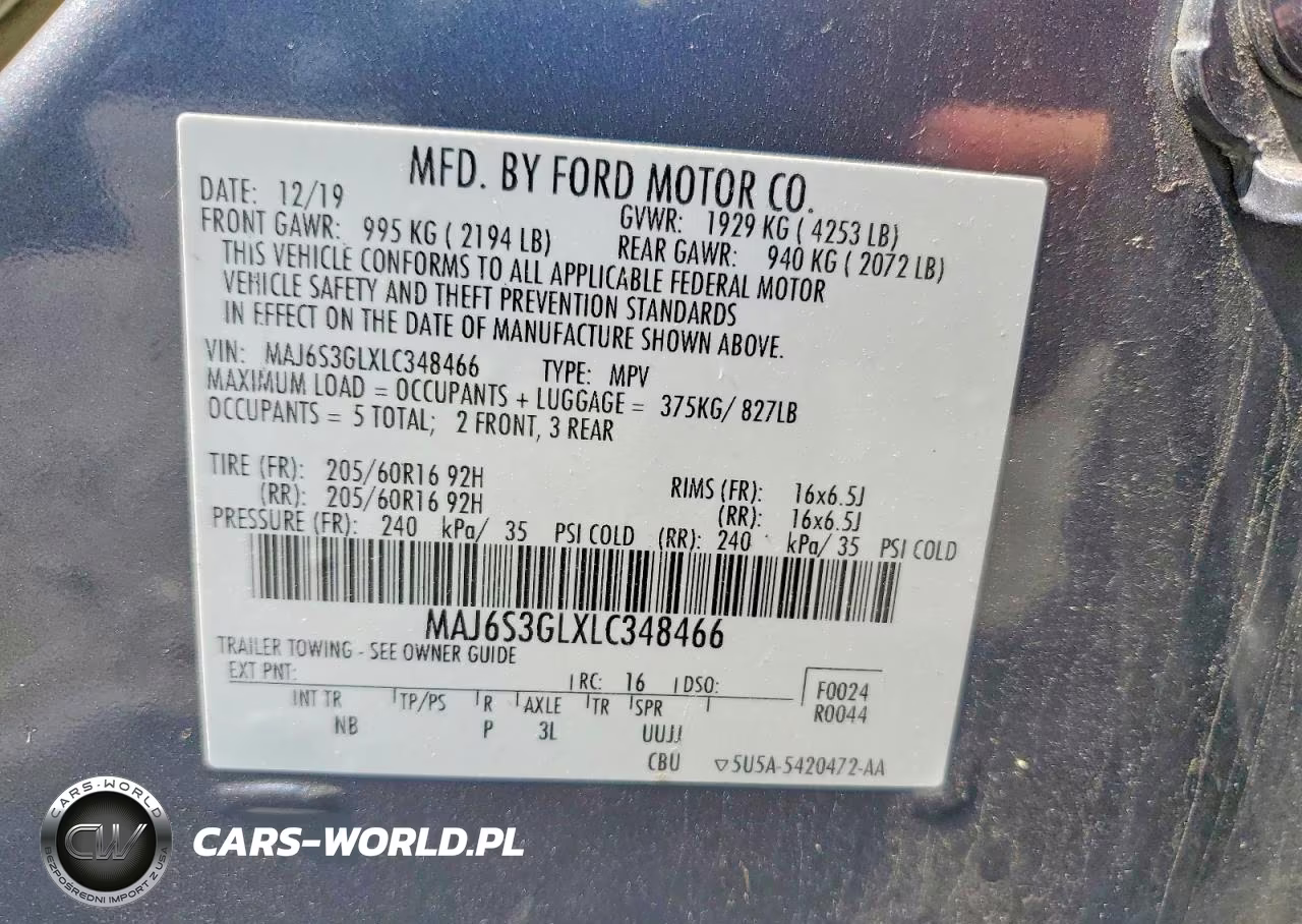 2020 Ford Ecosport Se VIN:MAJ6S3GLXLC348466 - 14