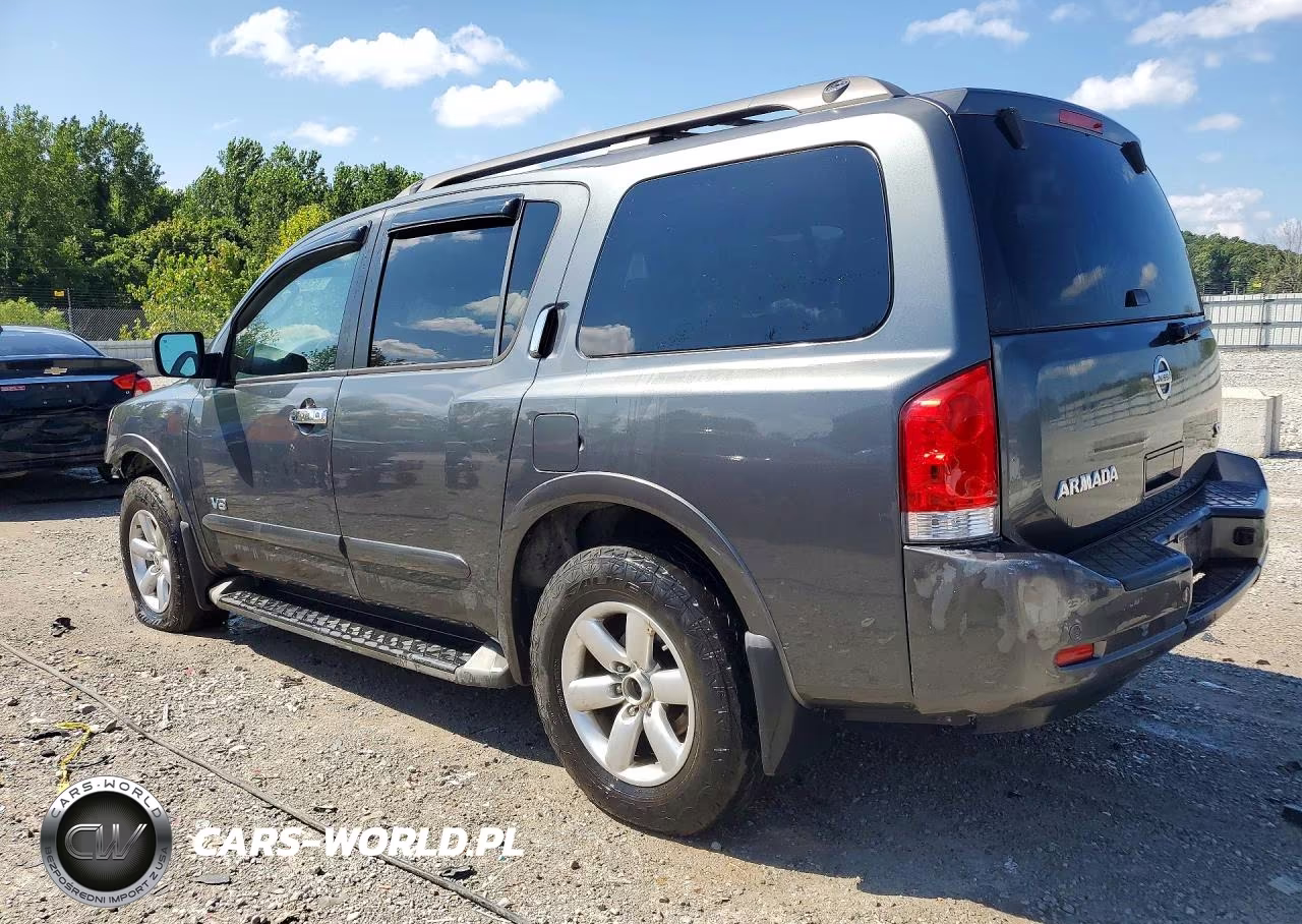 2008 Nissan Armada Se VIN:5N1AA08D98N622678 - 2