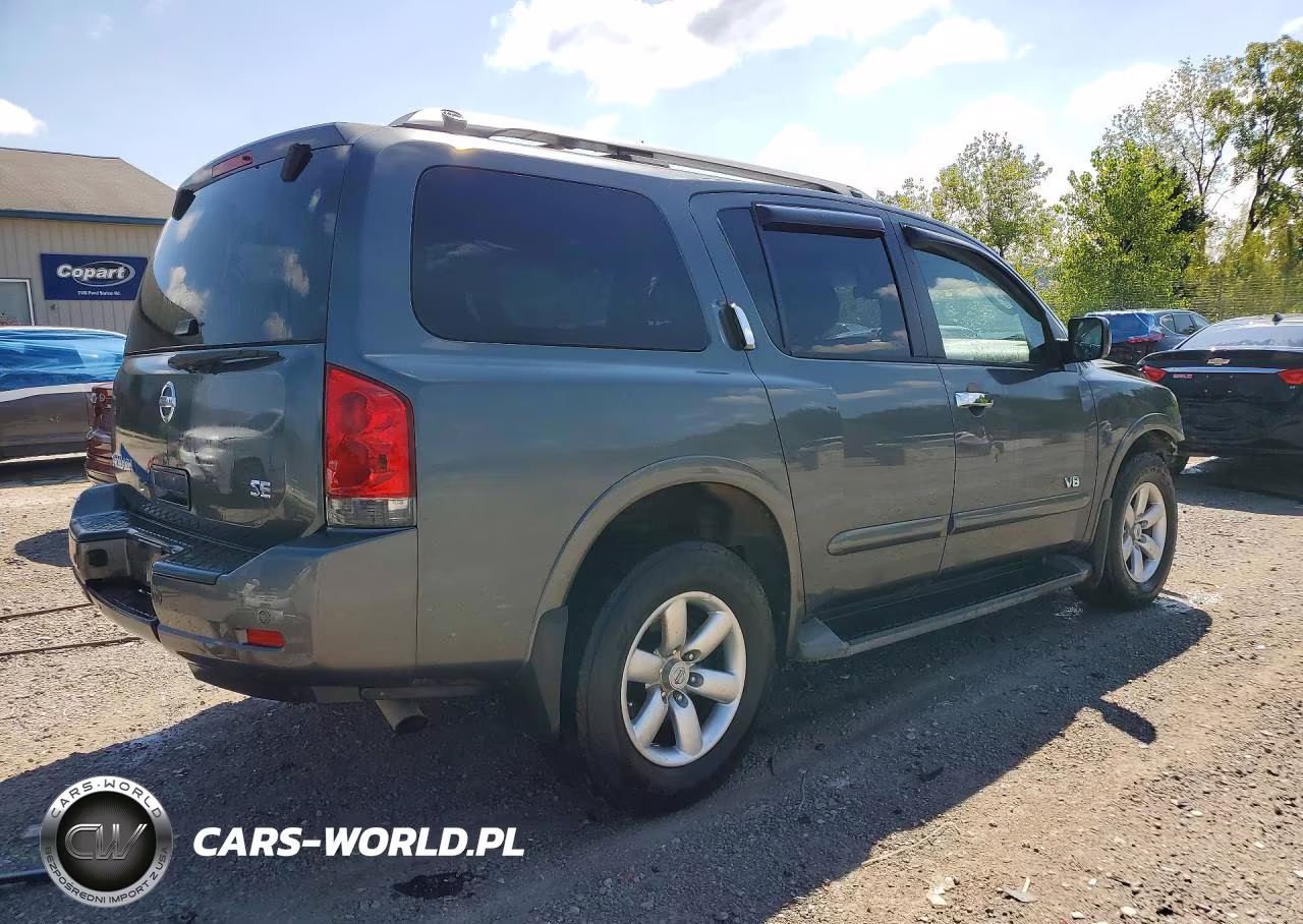 2008 Nissan Armada Se VIN:5N1AA08D98N622678 - 3