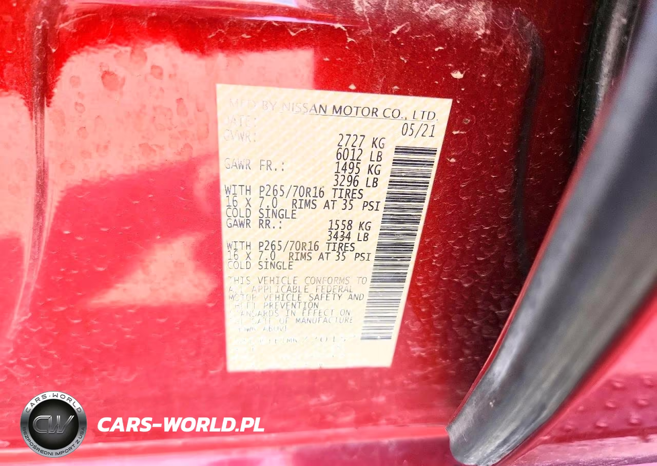 2021 Nissan Frontier Sv VIN:1N6ED0EB1MN720157 - 12