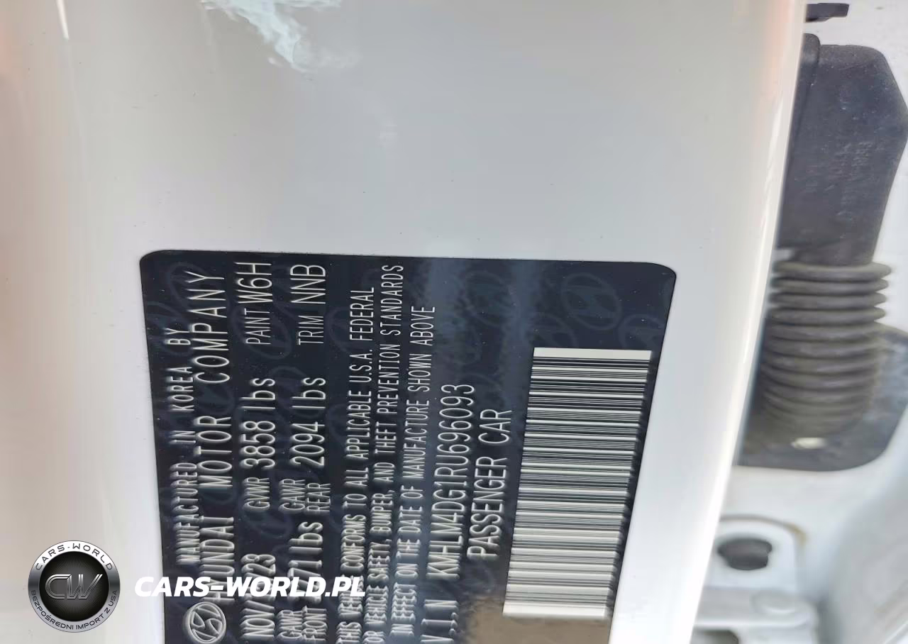 2024 Hyundai Elantra Sel VIN:KMHLM4DG1RU696093 - 12