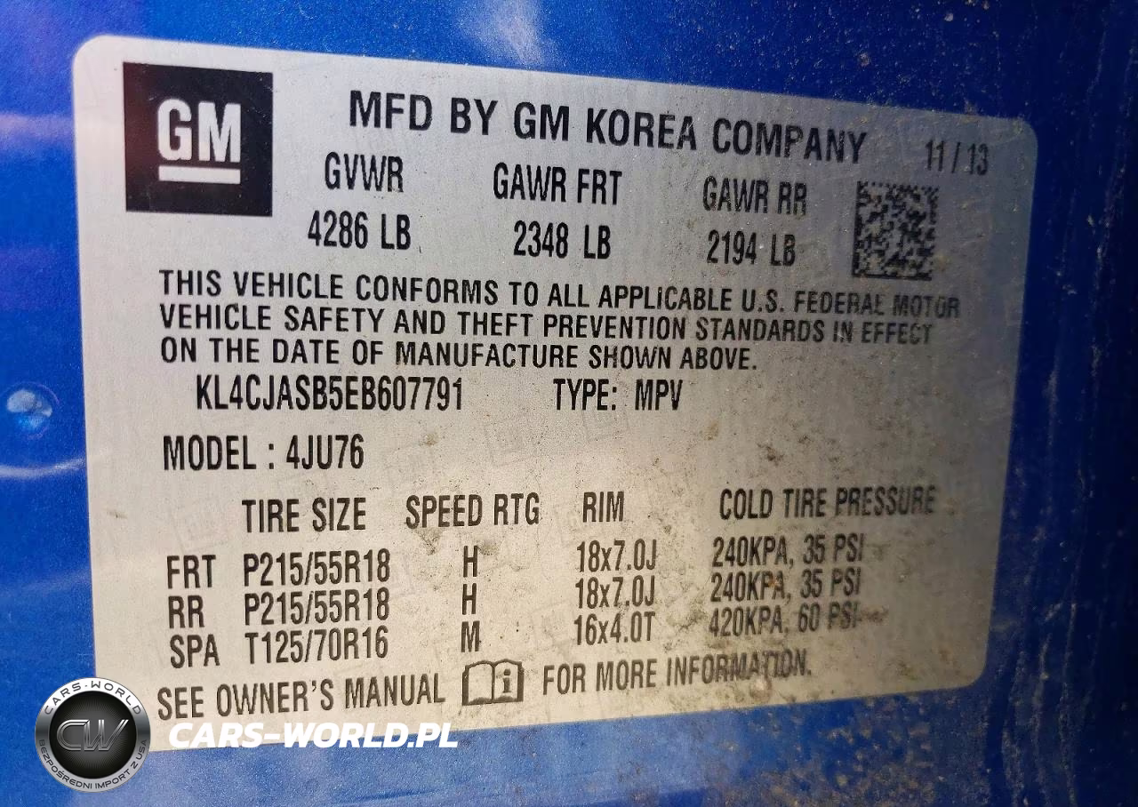 2014 Buick Encore VIN:KL4CJASB5EB607791 - 12