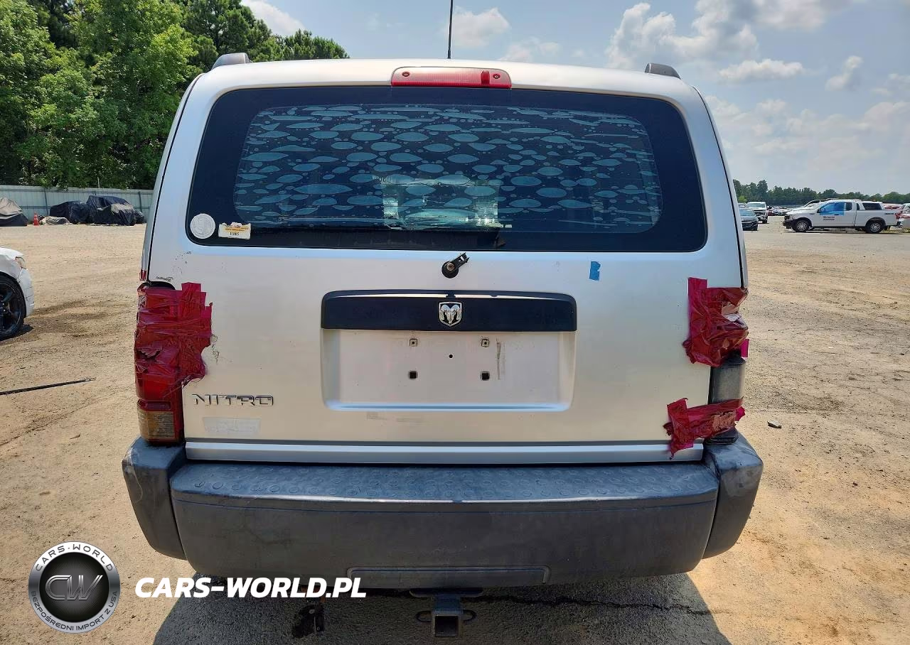 2007 Dodge Nitro Sxt VIN:1D8GT28K37W600897 - 6