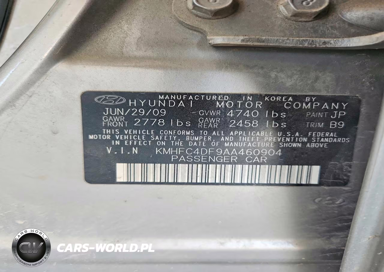 2010 Hyundai Azera Limited VIN:KMHFC4DF9AA460904 - 12