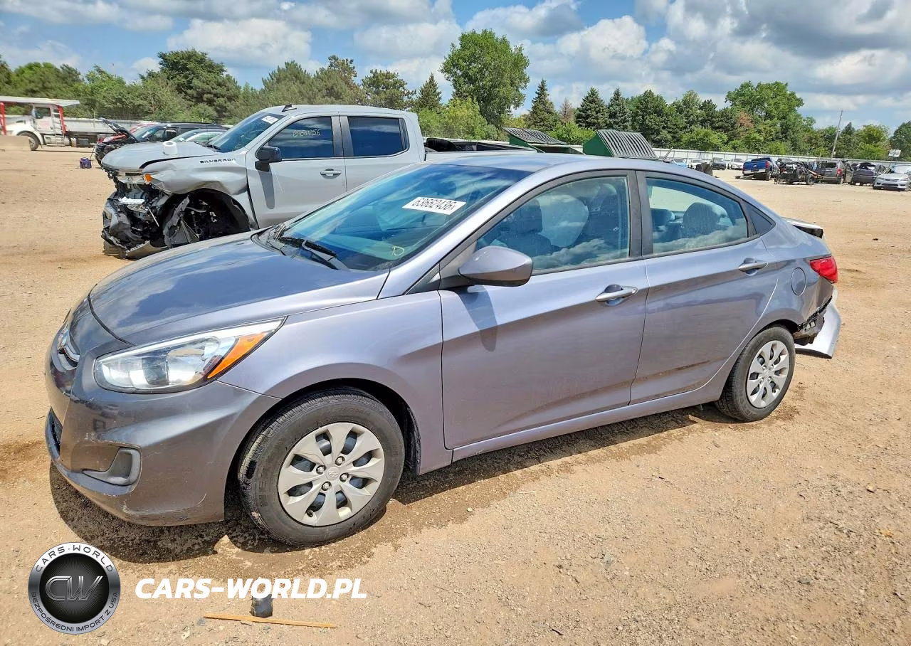 2017 Hyundai Accent Se VIN:KMHCT4AE2HU238602 - 1