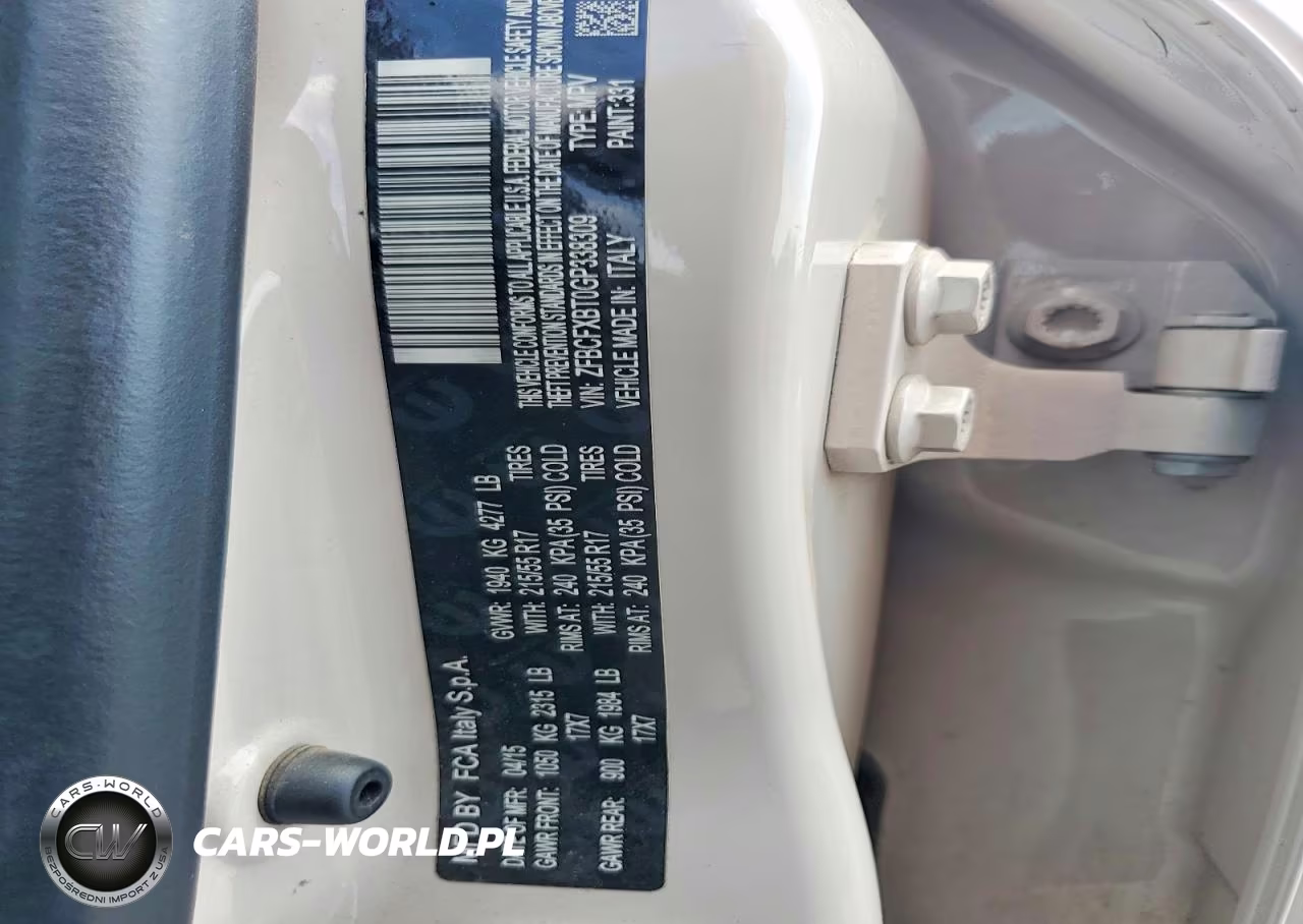 2016 Fiat 500X Easy VIN:ZFBCFXBT0GP338309 - 13