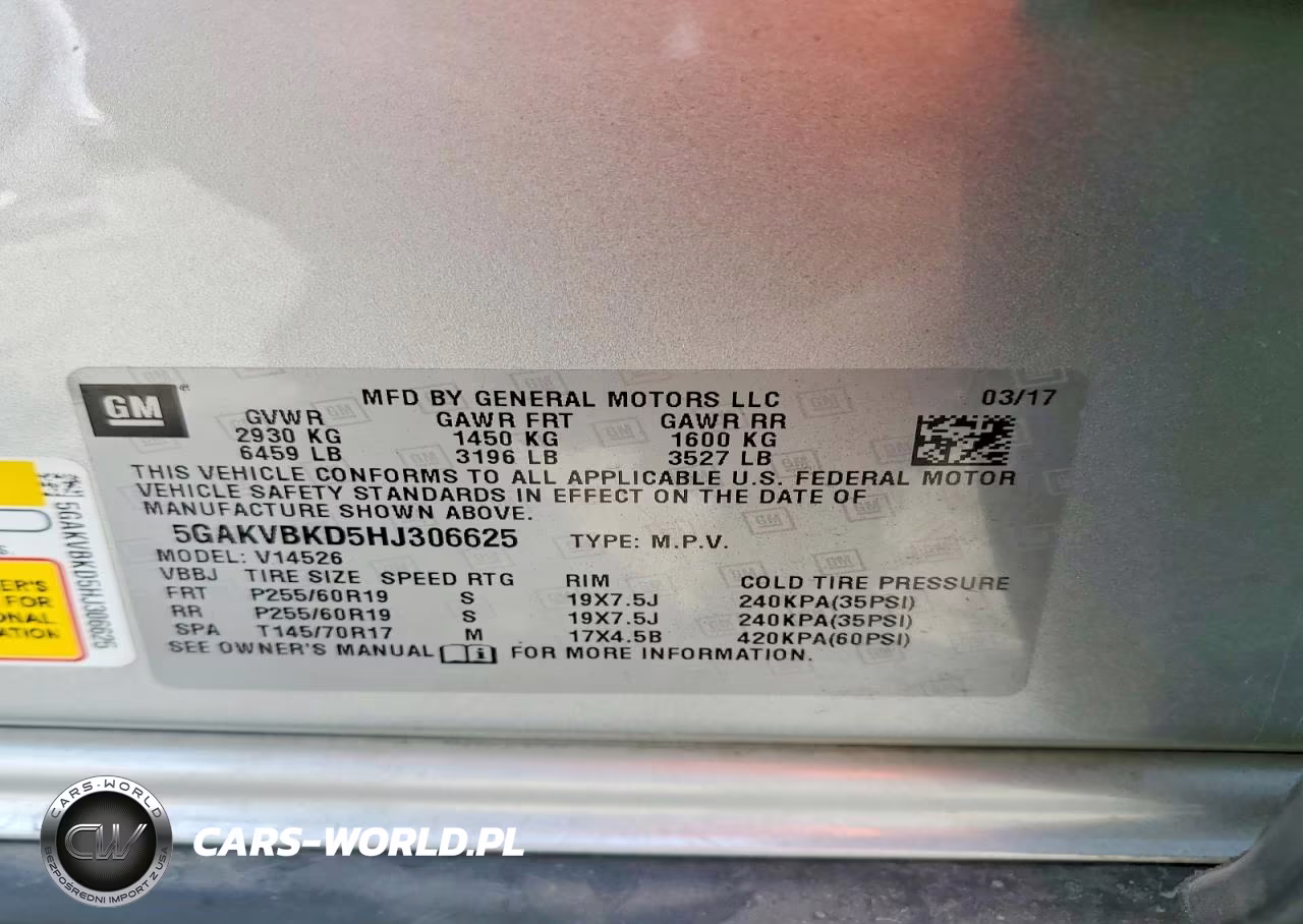 2017 Buick Enclave VIN:5GAKVBKD5HJ306625 - 13
