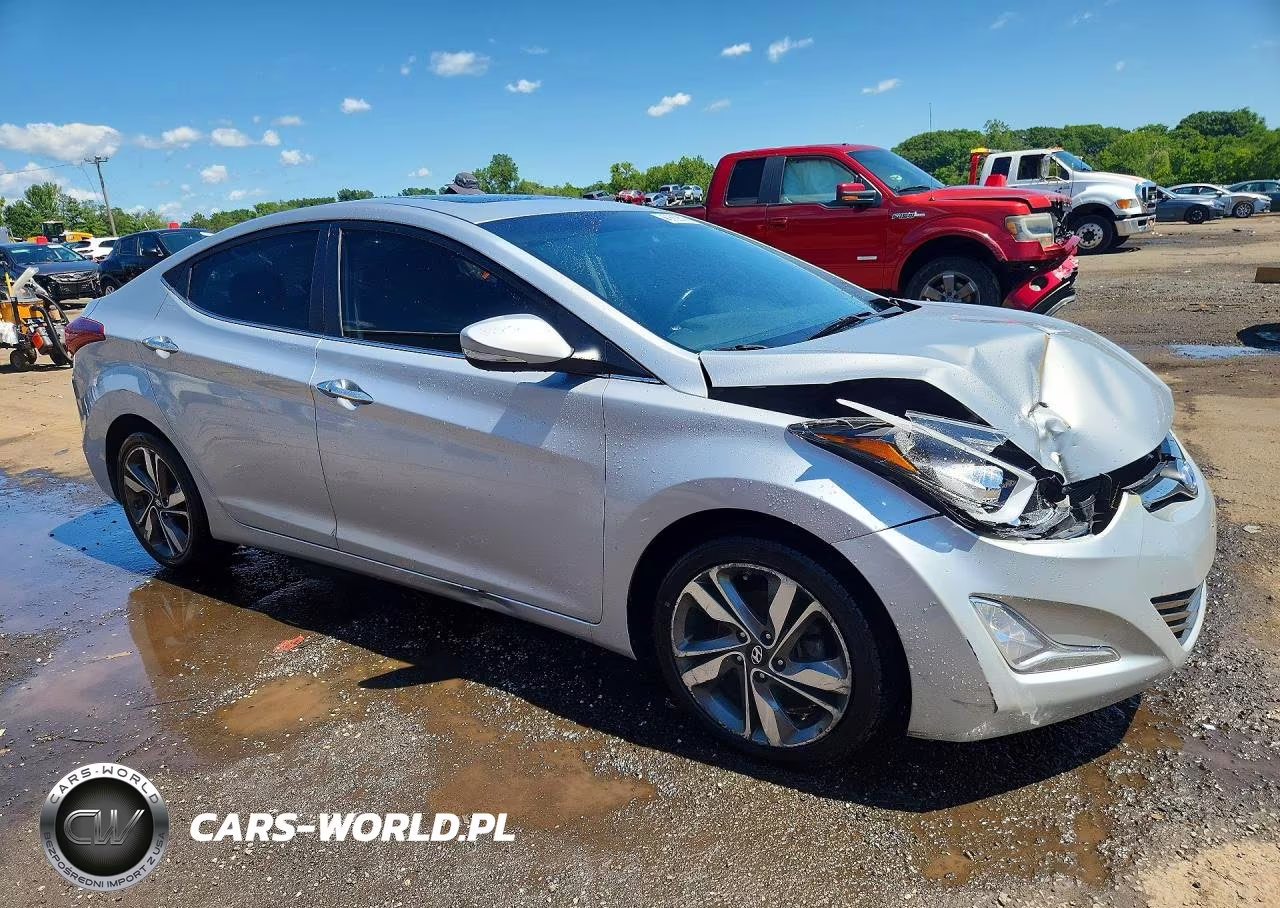 2014 Hyundai Elantra Limited VIN:5NPDH4AE0EH459535 - 4