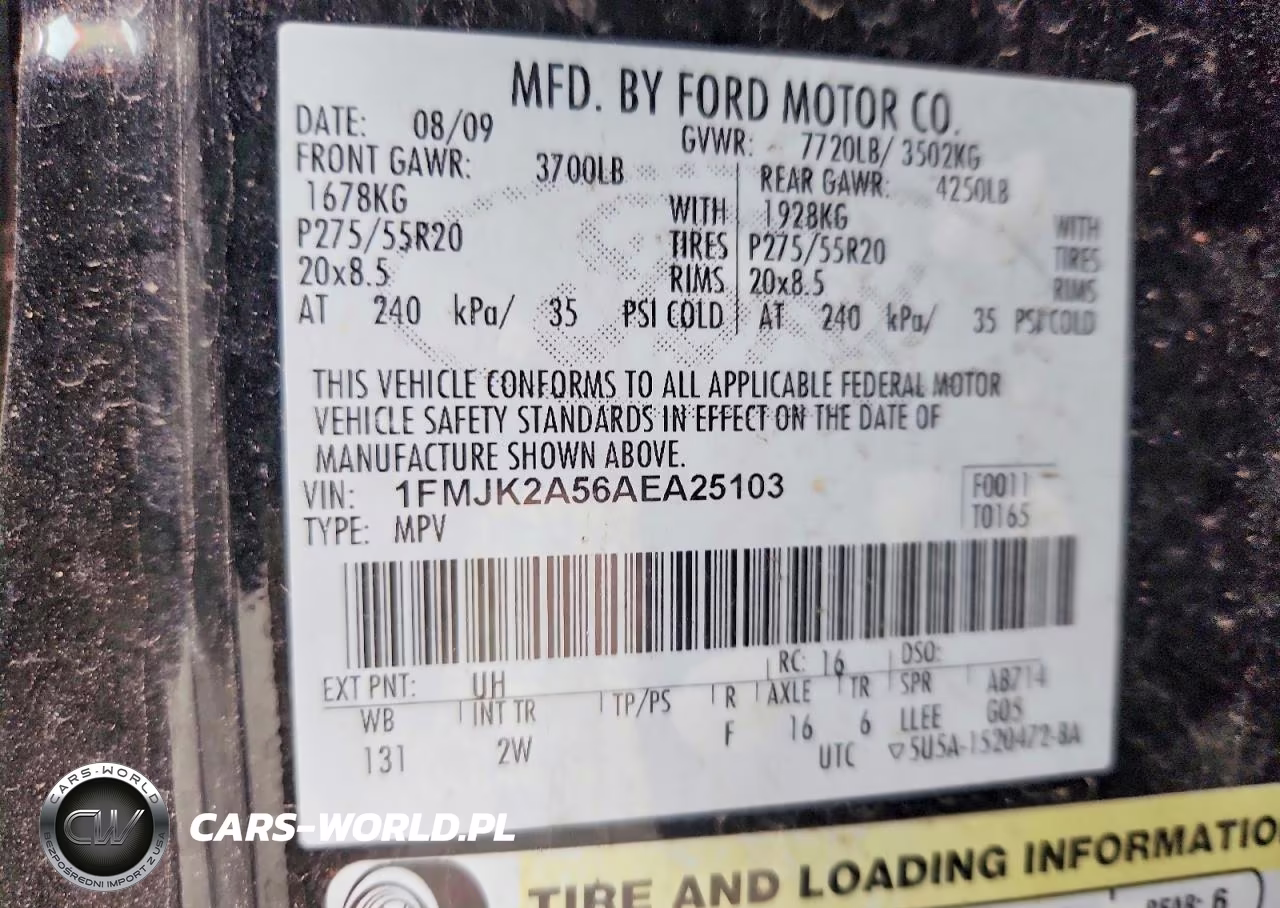 2010 Ford Expedition El Limited VIN:1FMJK2A56AEA25103 - 13