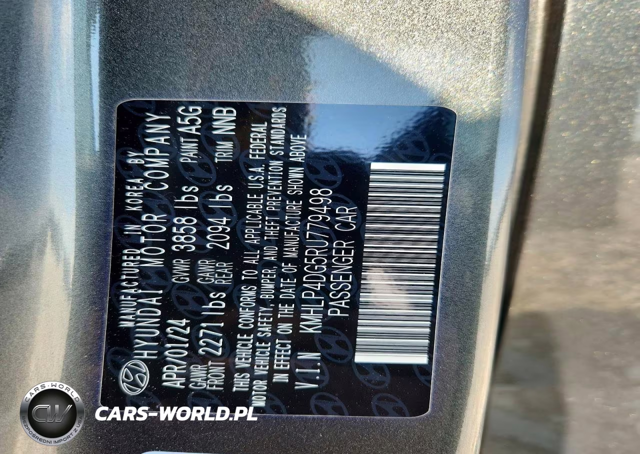 2024 Hyundai Elantra Limited VIN:KMHLP4DG5RU779498 - 12