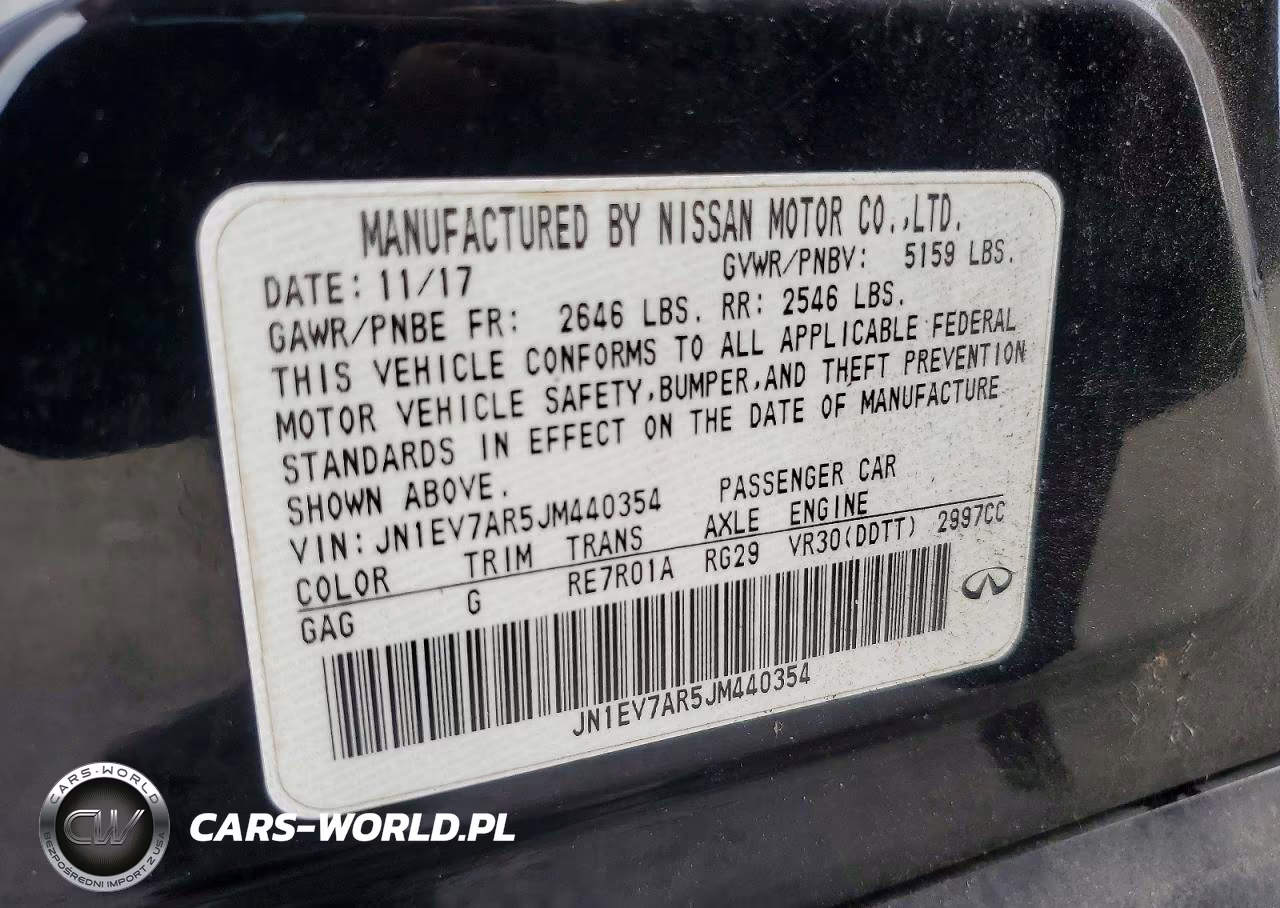2018 Infiniti Q50 3.0T Luxe VIN:JN1EV7AR5JM440354 - 12