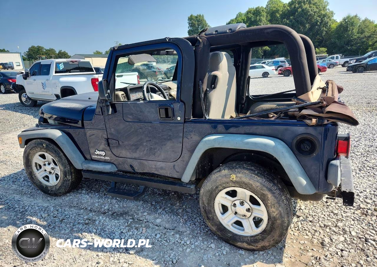 2003 Jeep Wrangler - Tj Se VIN:1J4FA29113P334977 - 2