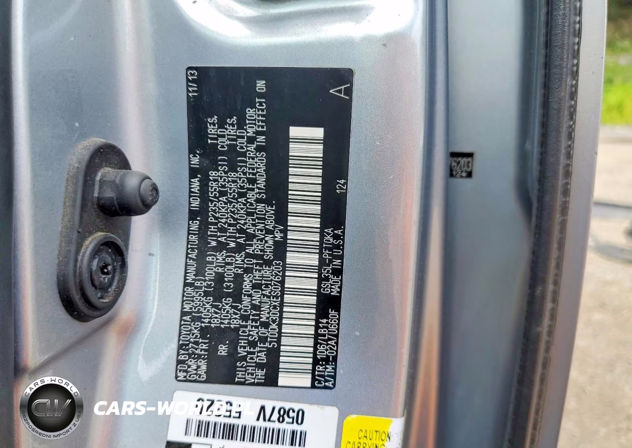 2014 Toyota Sienna Xle 7-Passenger VIN:5TDDK3DCXES076203 - 14