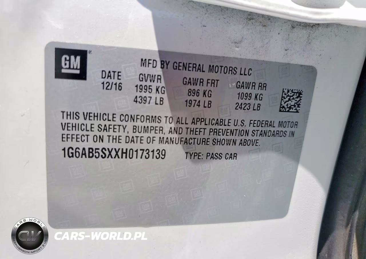 2017 Cadillac Ats Luxury VIN:1G6AB5SXXH0173139 - 12