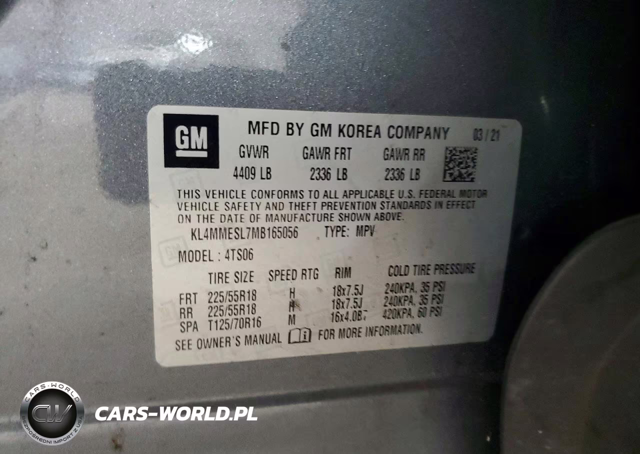 2021 Buick Encore Gx Select VIN:KL4MMESL7MB165056 - 12