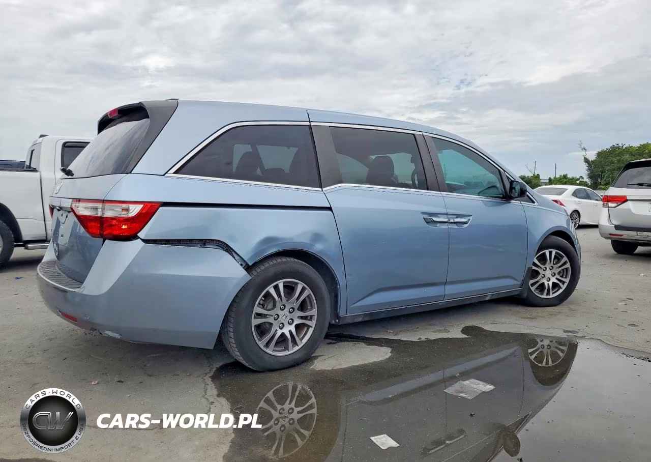 2012 Honda Odyssey Exl VIN:5FNRL5H69CB095121 - 3