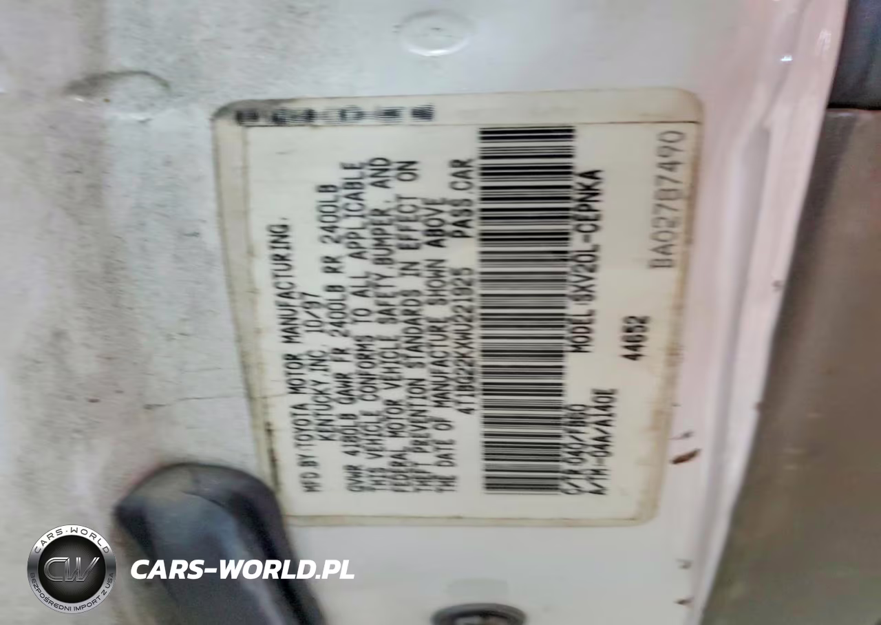 1998 Toyota Camry Le VIN:4T1BG22KXWU221925 - 12