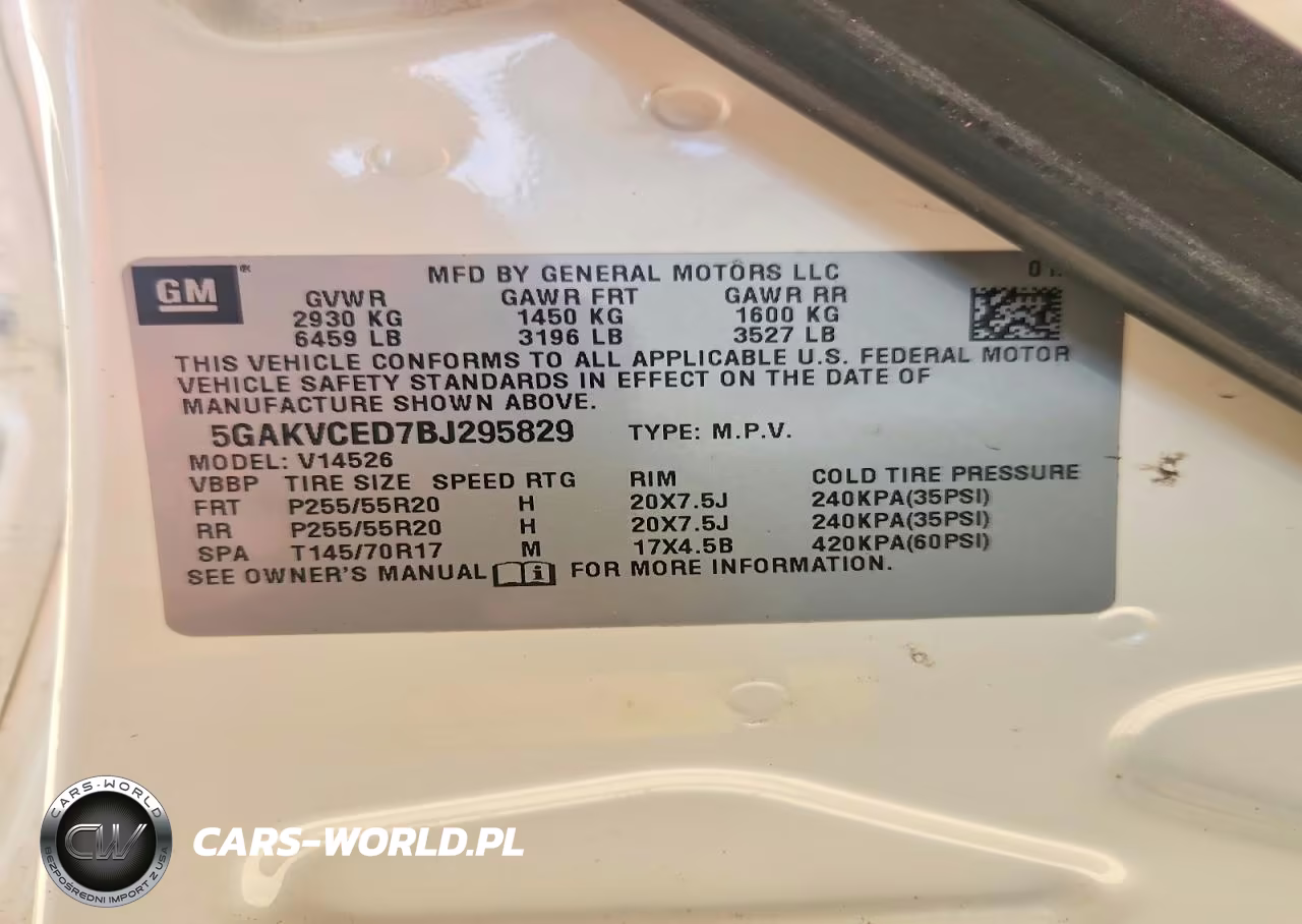 2011 Buick Enclave Cxl VIN:5GAKVCED7BJ295829 - 13