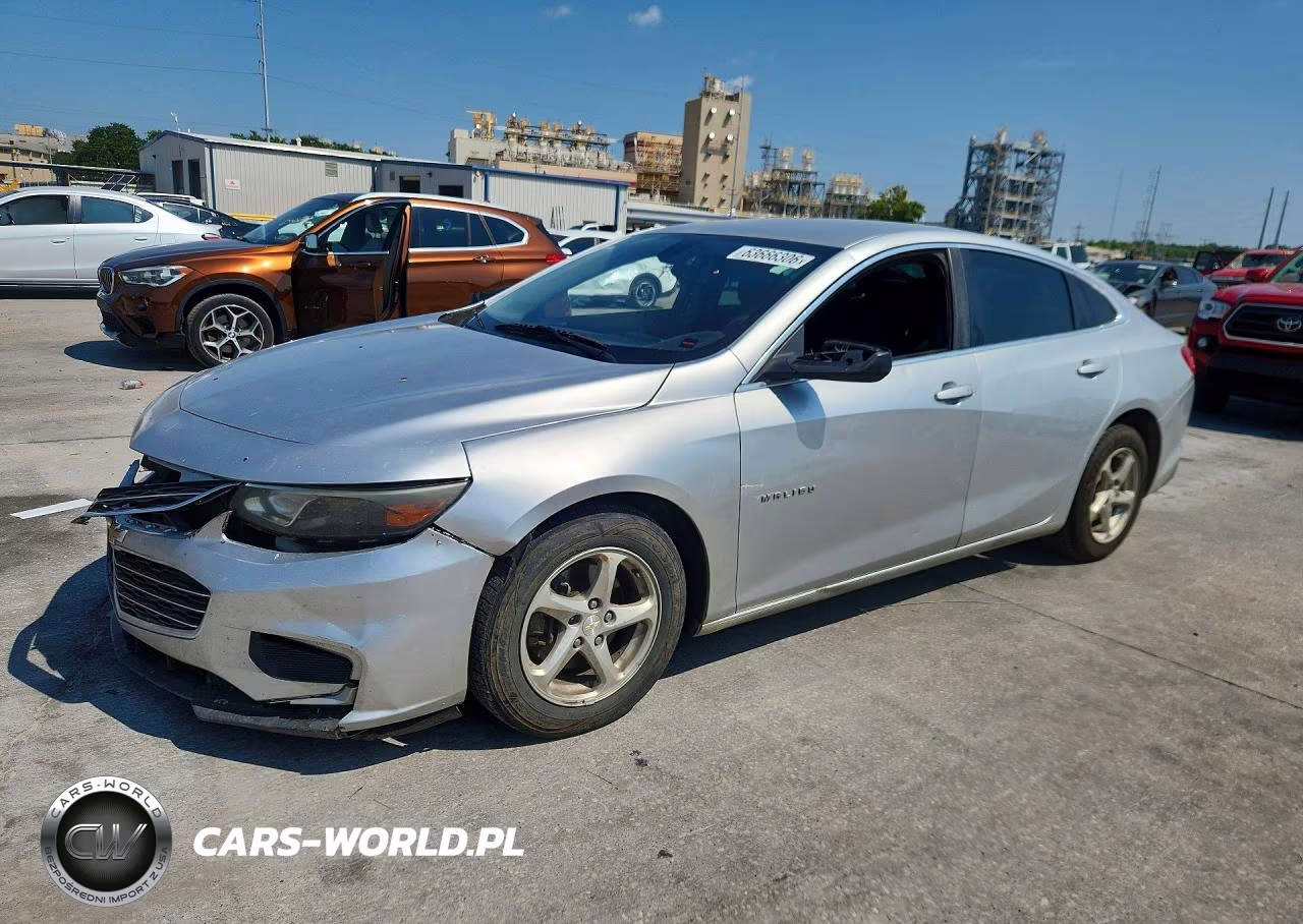 2017 Chevrolet Malibu Ls VIN:1G1ZB5ST8HF130177 - 1
