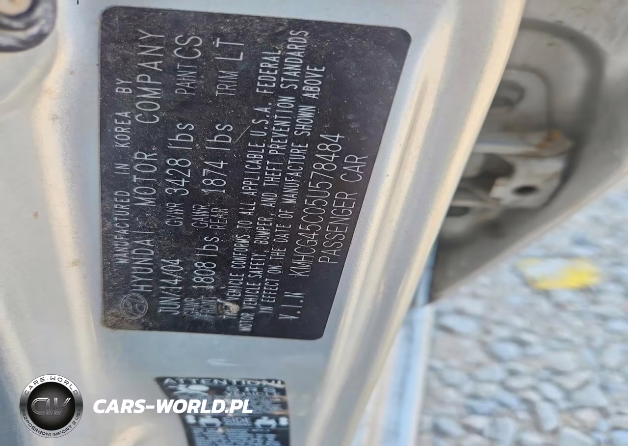 2005 Hyundai Accent Gls VIN:KMHCG45C05U578484 - 12