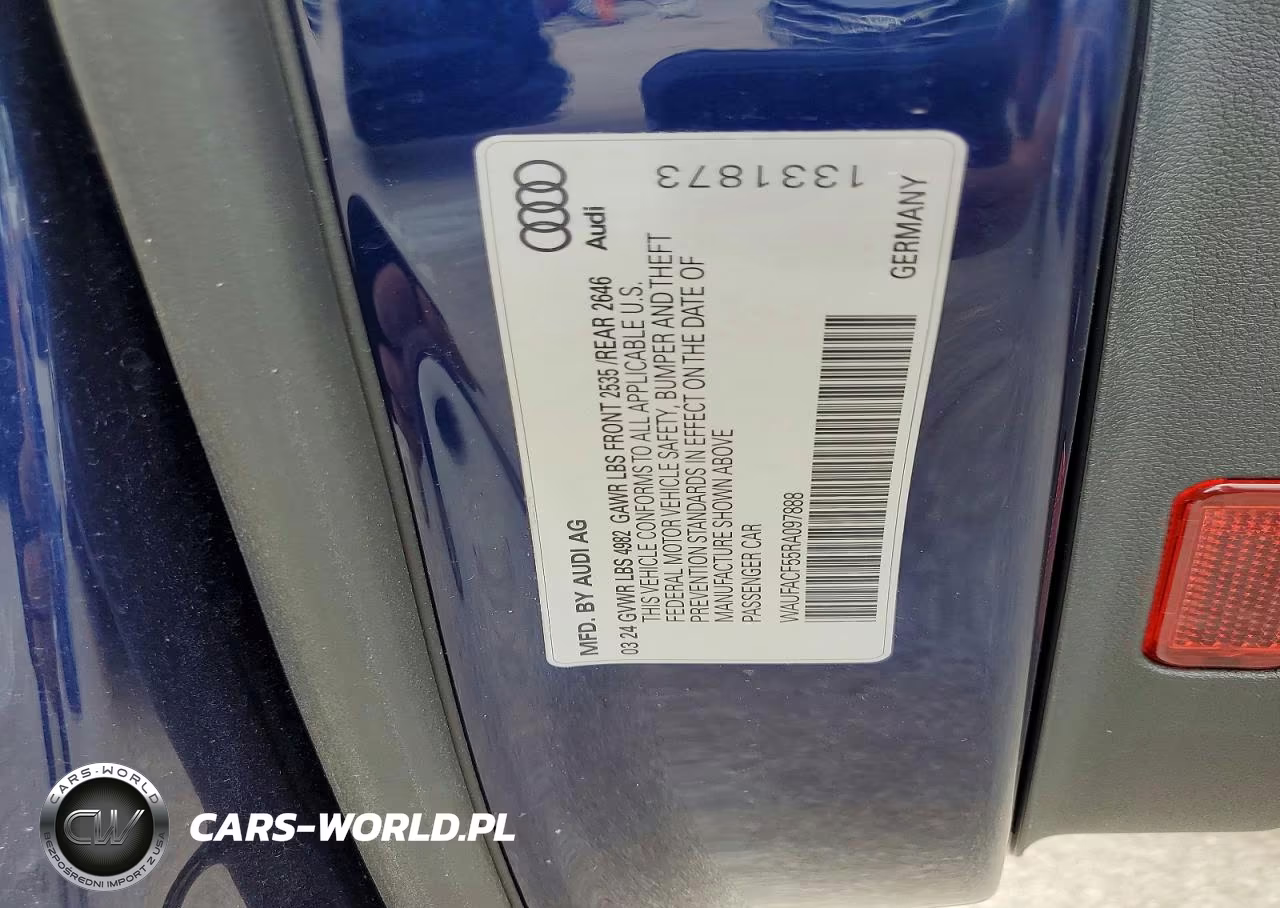 2024 Audi A5 Premium Plus 45 VIN:WAUFACF55RA097888 - 13