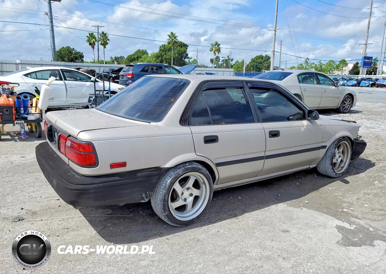 1991 Toyota Corolla Deluxe VIN:JT2AE94A3M3477404 - 3