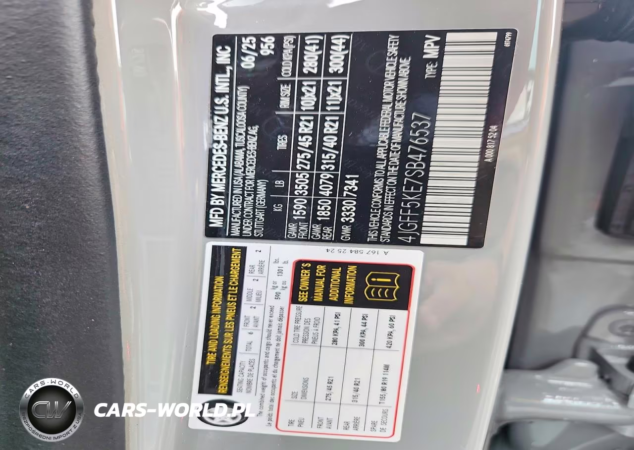 2025 Mercedes-Benz Gls 450 4Matic VIN:4JGFF5KE7SB476537 - 14
