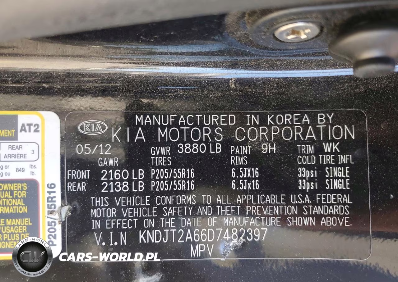 2013 Kia Soul + VIN:KNDJT2A66D7482397 - 12