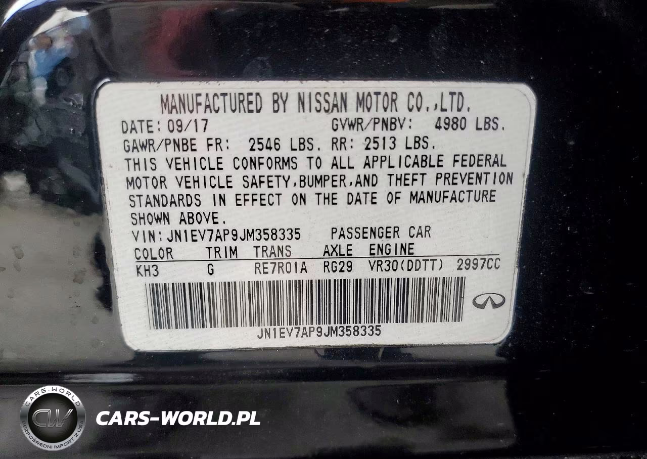 2018 Infiniti Q50 3.0T Luxe VIN:JN1EV7AP9JM358335 - 12
