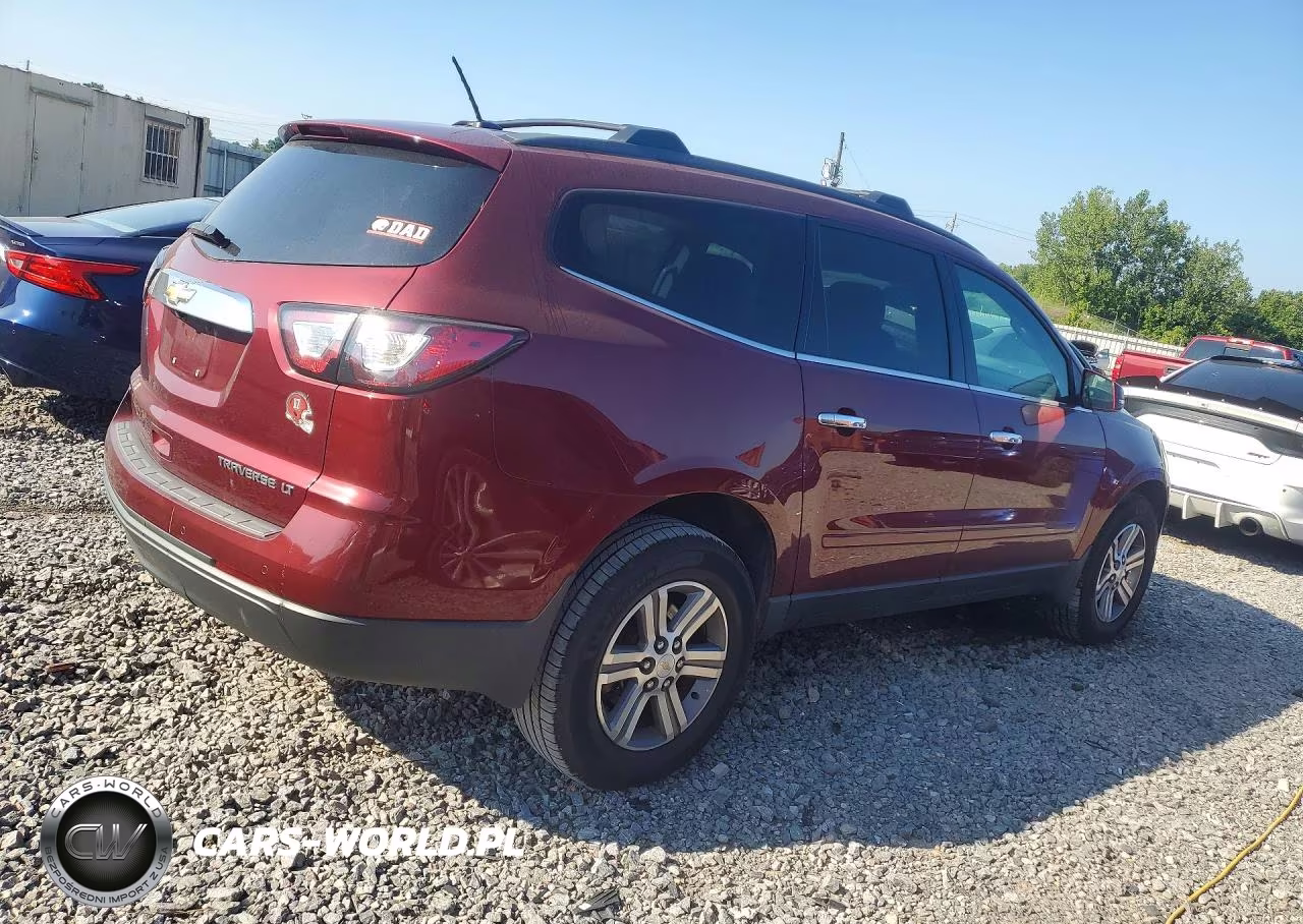2015 Chevrolet Traverse Lt VIN:1GNKVHKD2FJ370921 - 3
