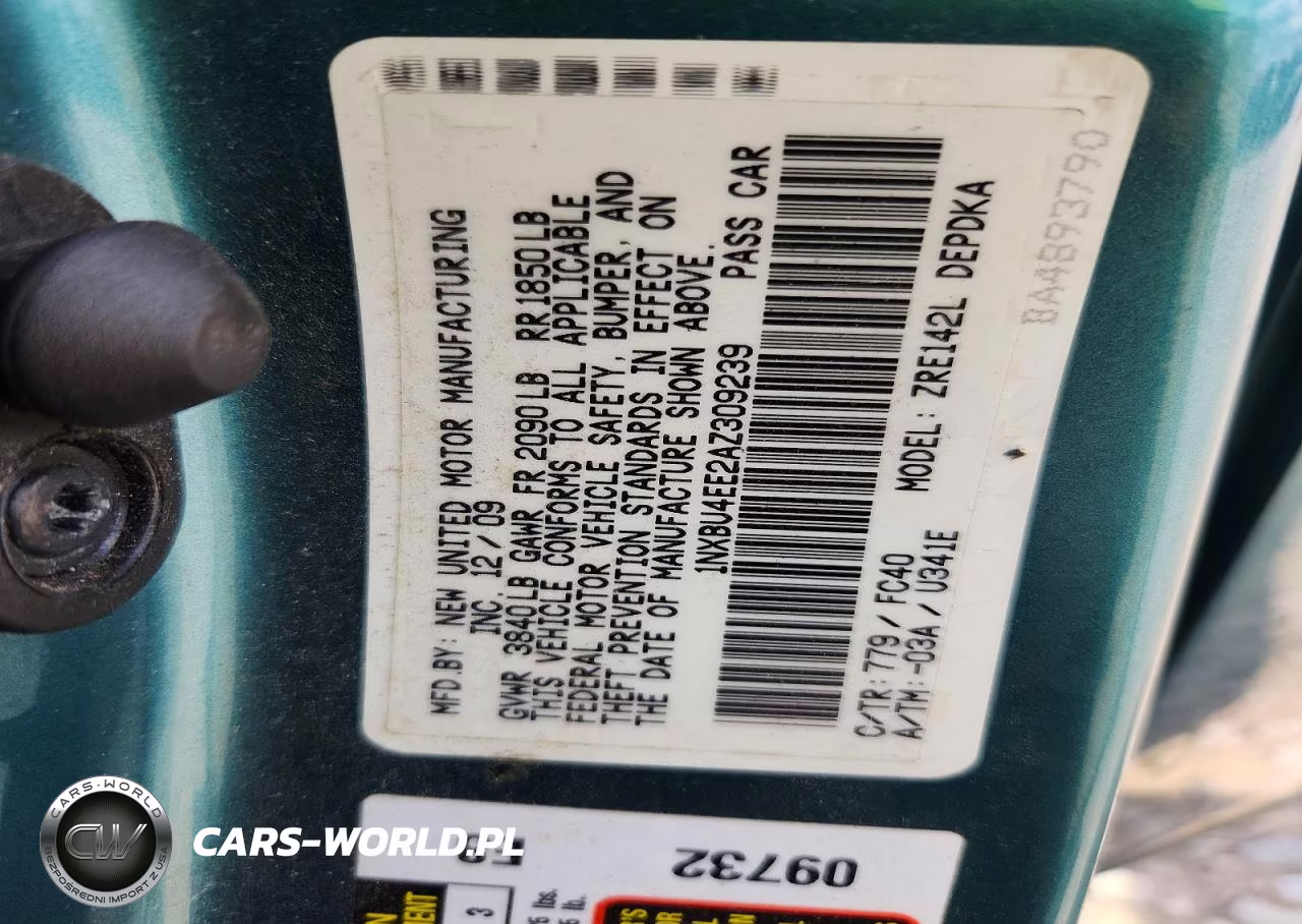 2010 Toyota Corolla Le VIN:1NXBU4EE2AZ309239 - 13