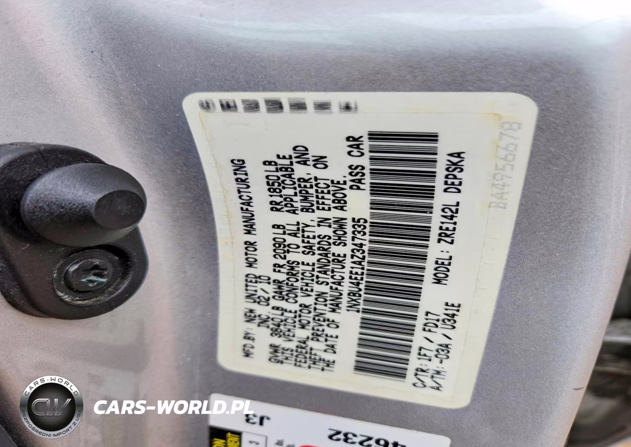 2010 Toyota Corolla S VIN:1NXBU4EE1AZ347335 - 12