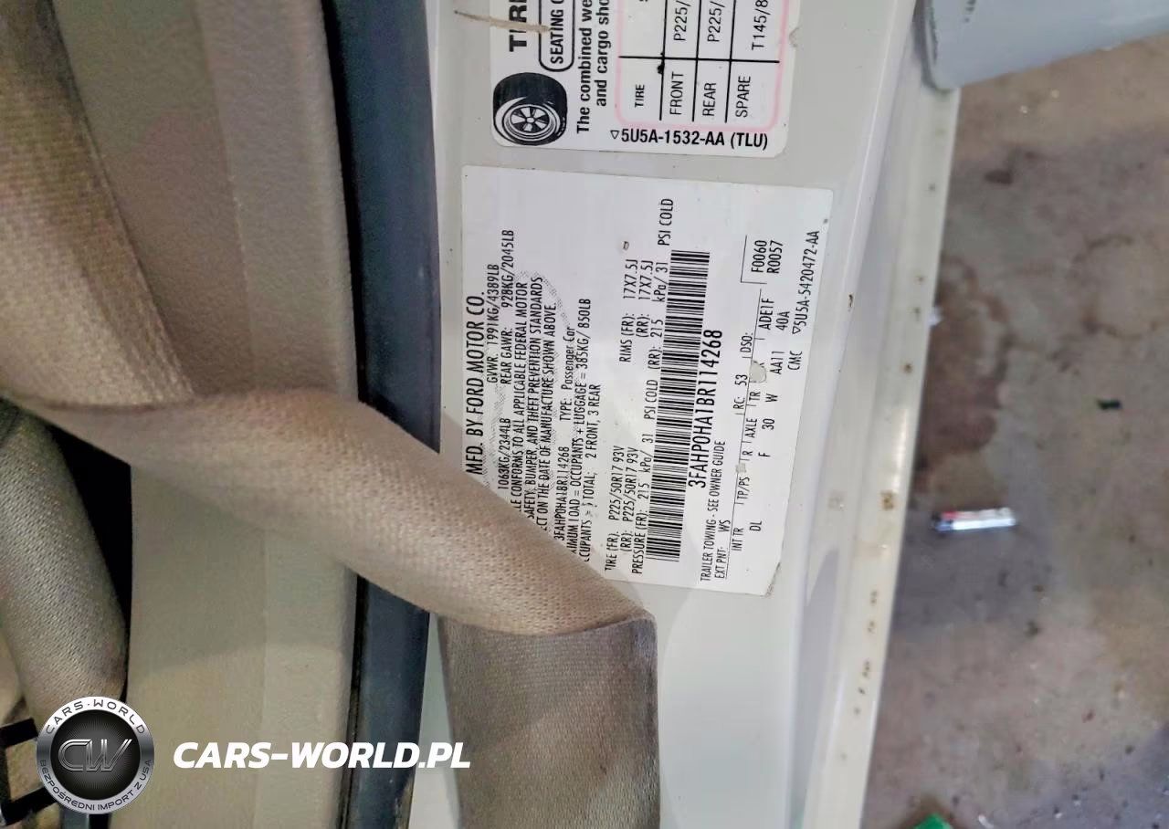 2011 Ford Fusion Se VIN:3FAHP0HA1BR114268 - 12