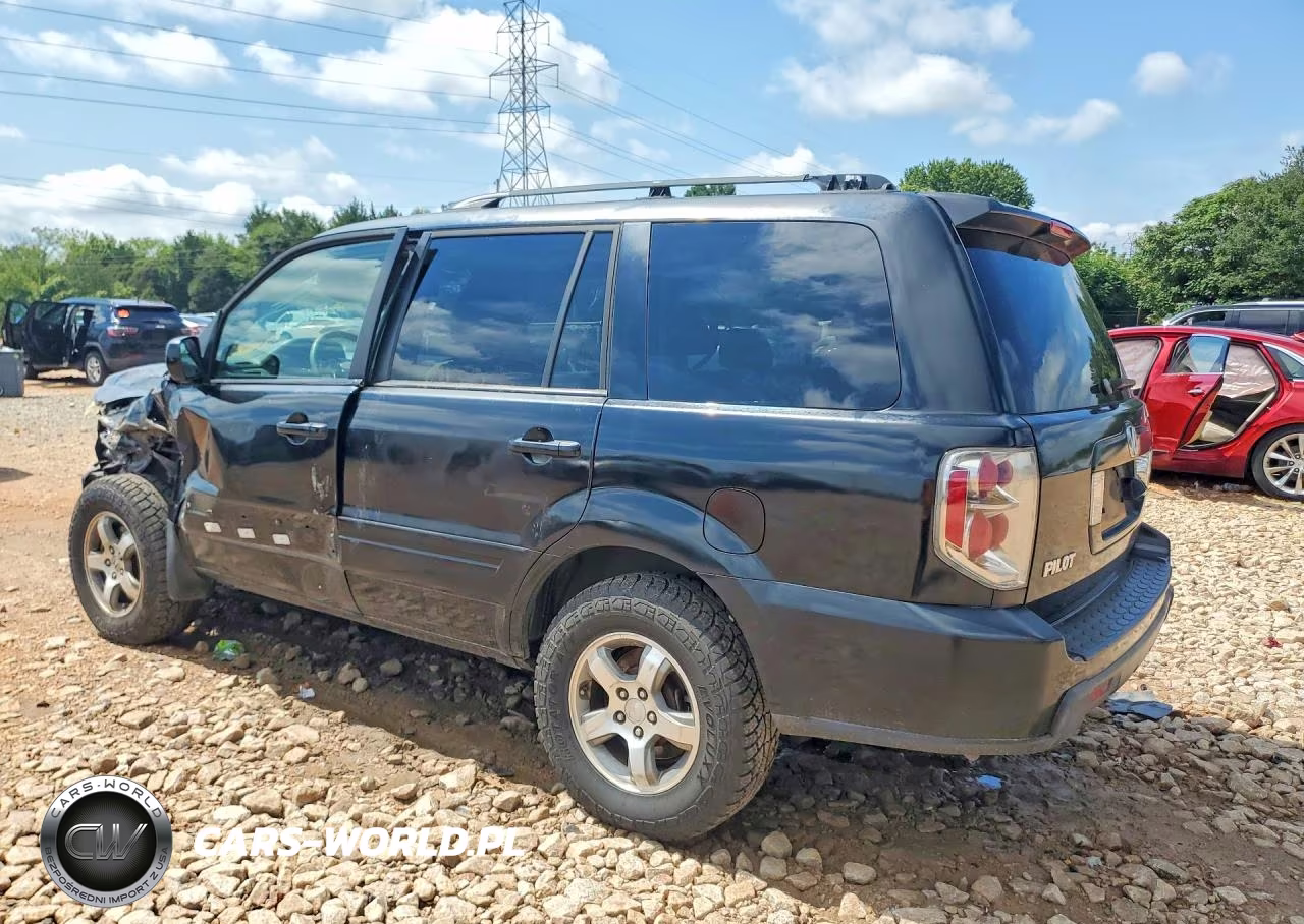 2007 Honda Pilot Exl VIN:5FNYF28727B007803 - 2