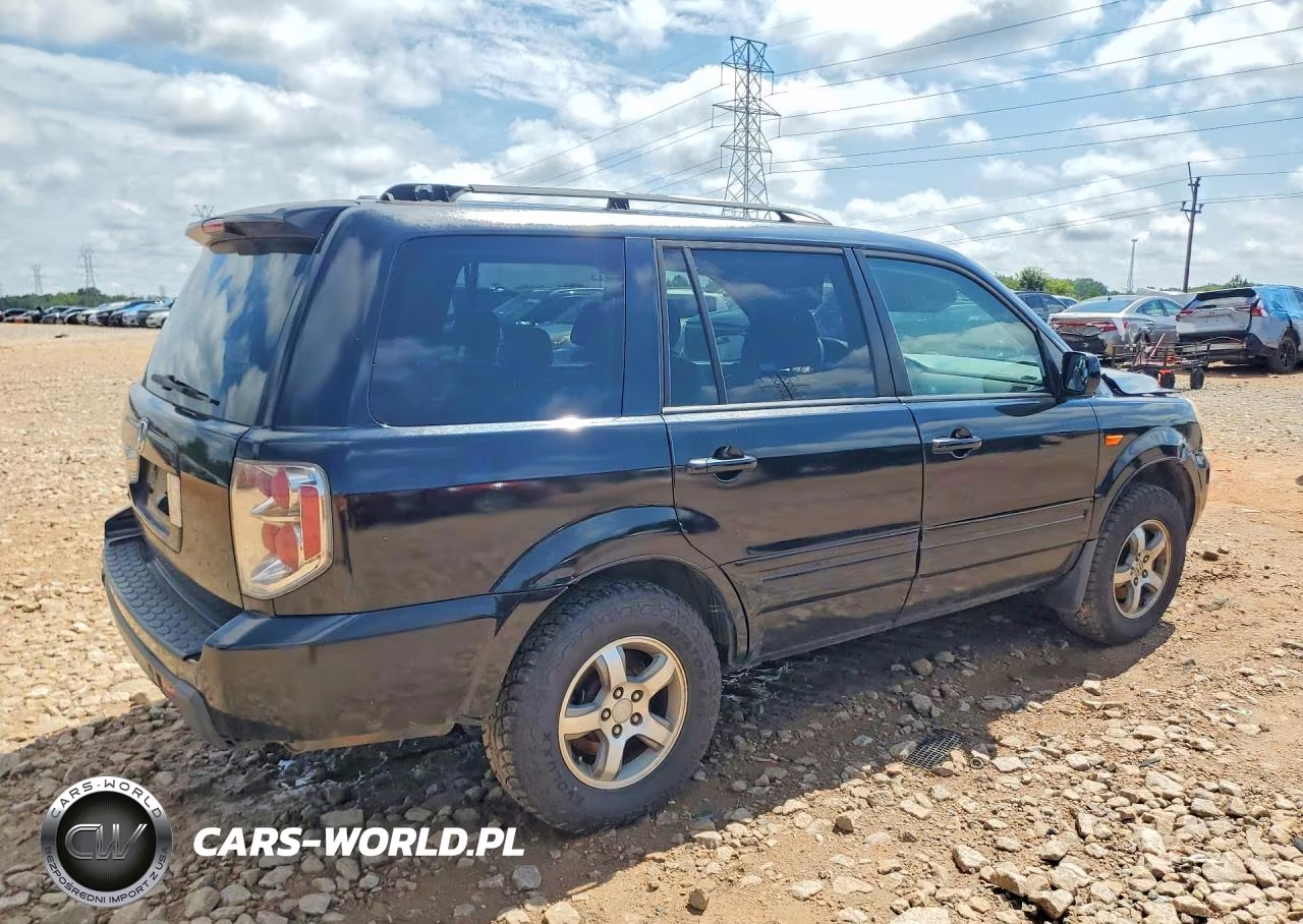 2007 Honda Pilot Exl VIN:5FNYF28727B007803 - 3