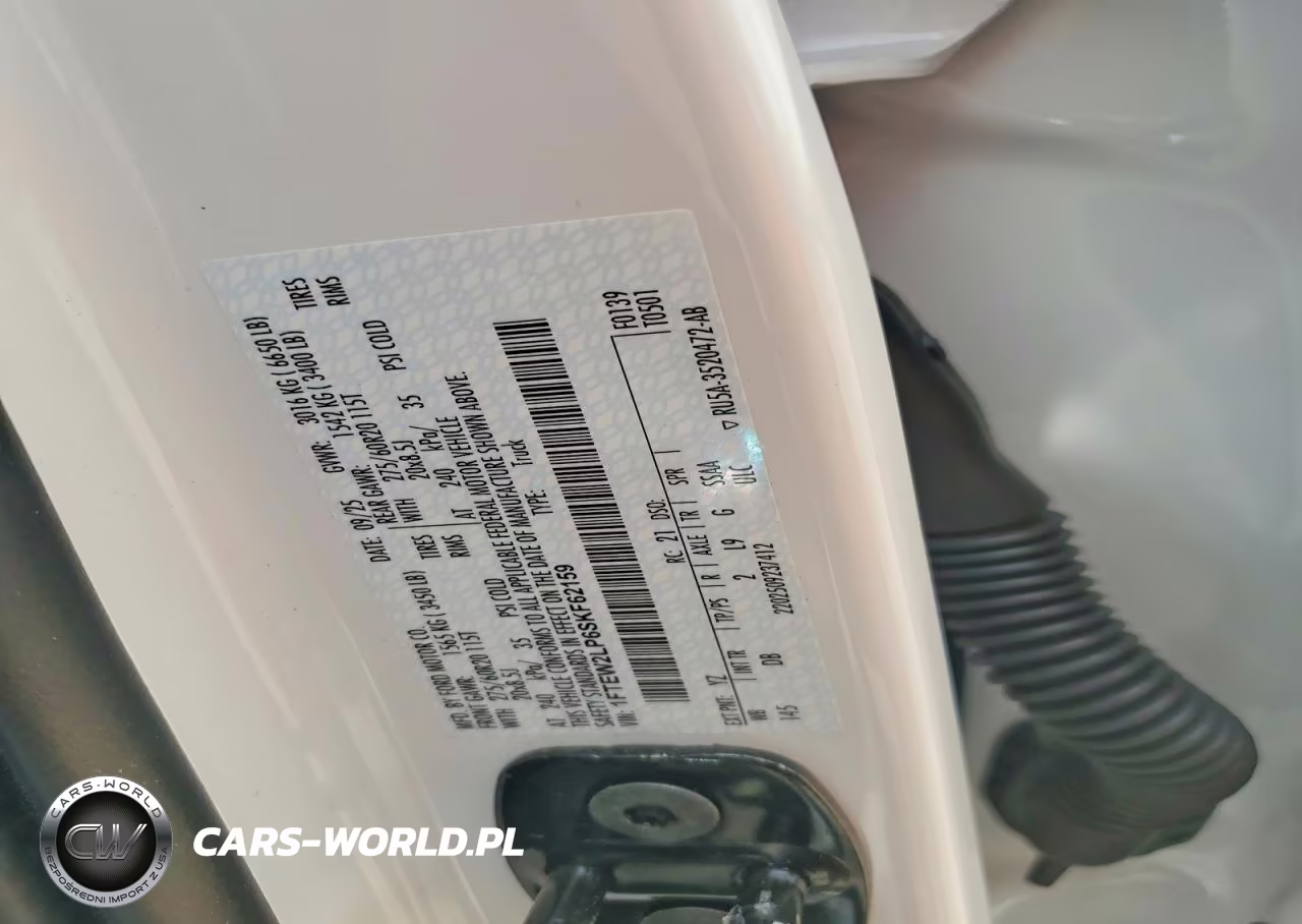 2025 Ford F150 Stx VIN:1FTEW2LP6SKF62159 - 12
