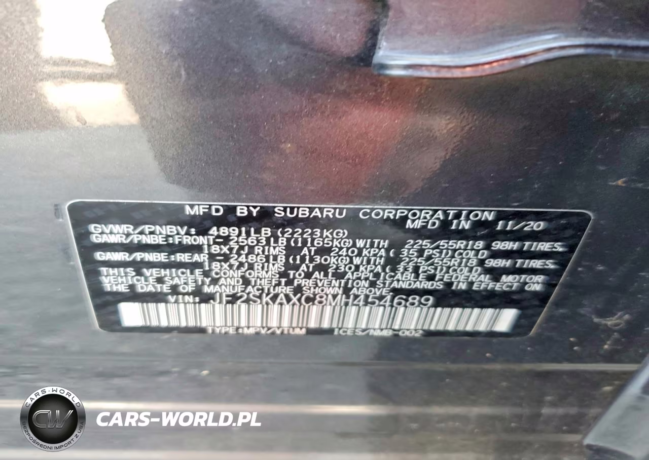 2021 Subaru Forester Touring VIN:JF2SKAXC8MH454689 - 14