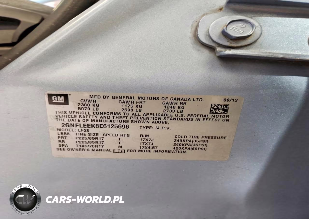 2014 Chevrolet Equinox Ls VIN:2GNFLEEK8E6125696 - 13