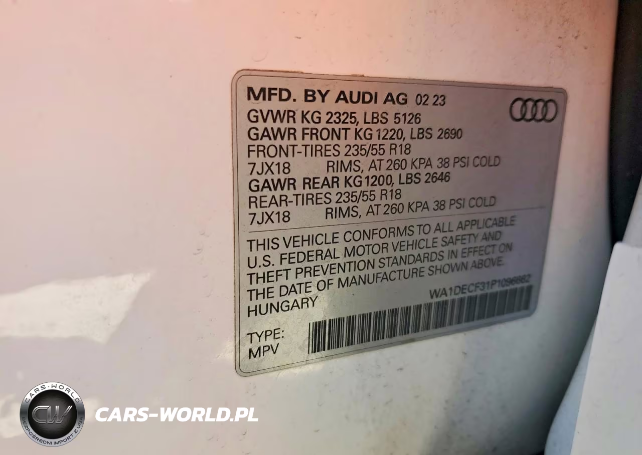 2023 Audi Q3 Premium S Line 45 VIN:WA1DECF31P1096662 - 13