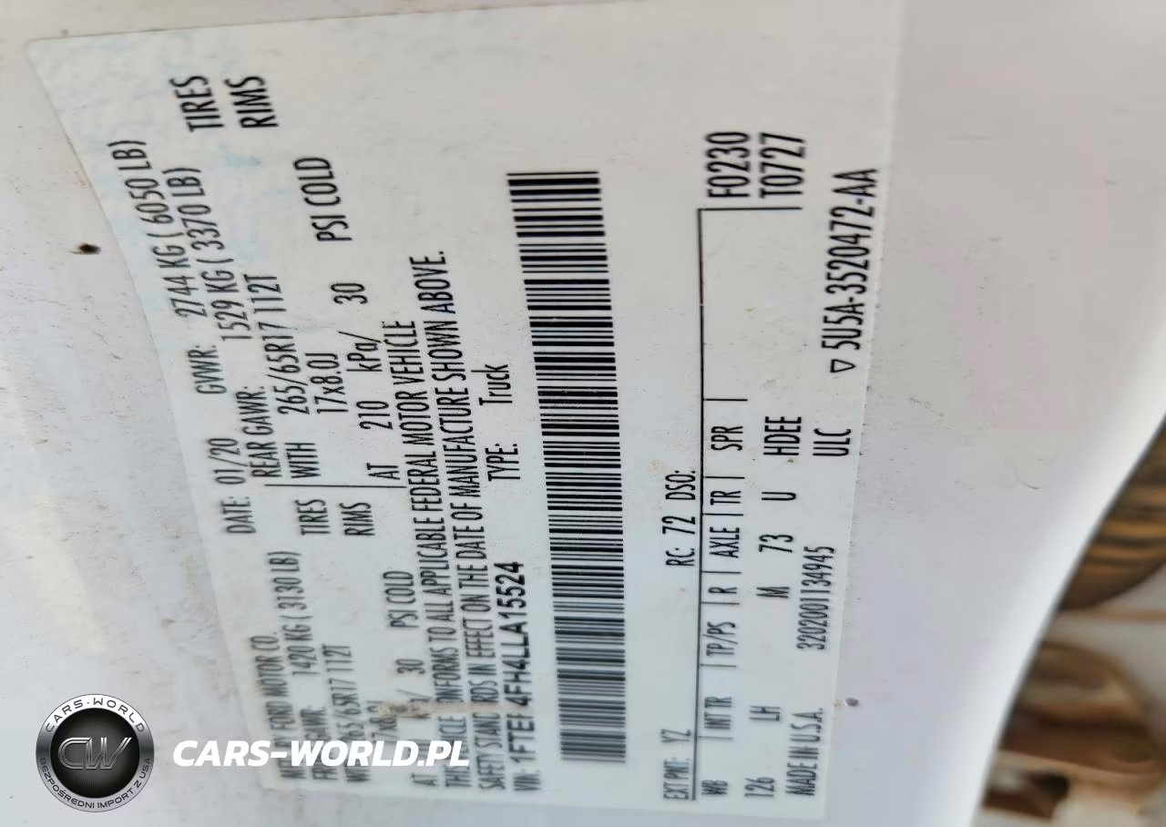 2020 Ford Ranger Xl VIN:1FTER4FH4LLA15524 - 12