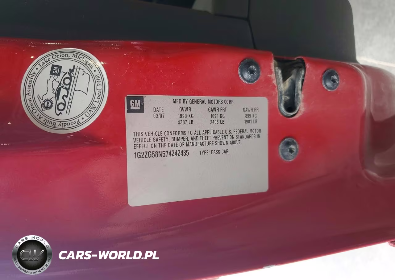 2007 Pontiac G6 Base VIN:1G2ZG58N574242435 - 13