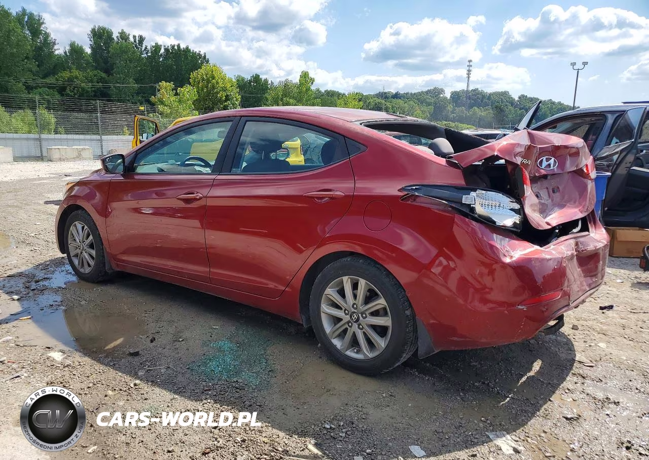 2014 Hyundai Elantra Se VIN:5NPDH4AE9EH495269 - 2
