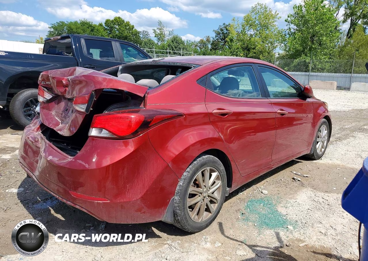 2014 Hyundai Elantra Se VIN:5NPDH4AE9EH495269 - 3
