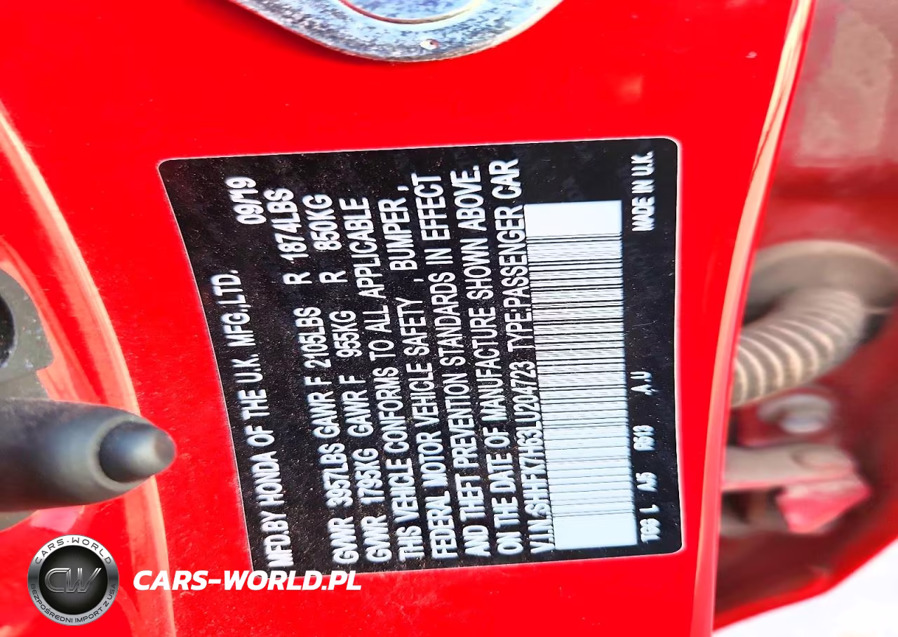 2020 Honda Civic Ex VIN:SHHFK7H63LU204723 - 13