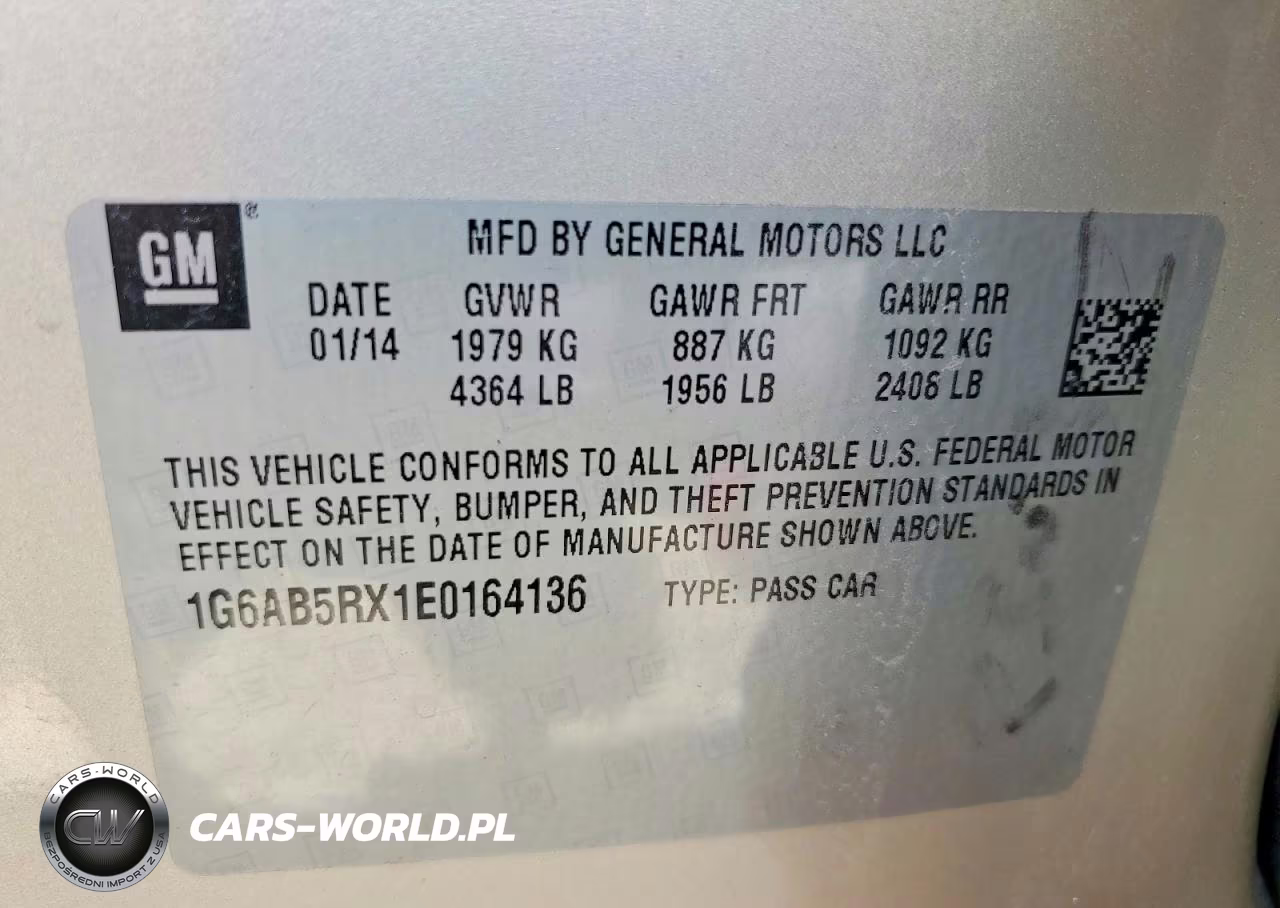 2014 Cadillac Ats Luxury VIN:1G6AB5RX1E0164136 - 12