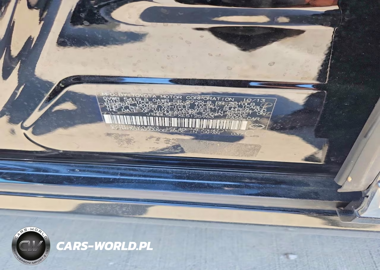 2014 Lexus Ls 460 VIN:JTHBL5EFXE5125963 - 13