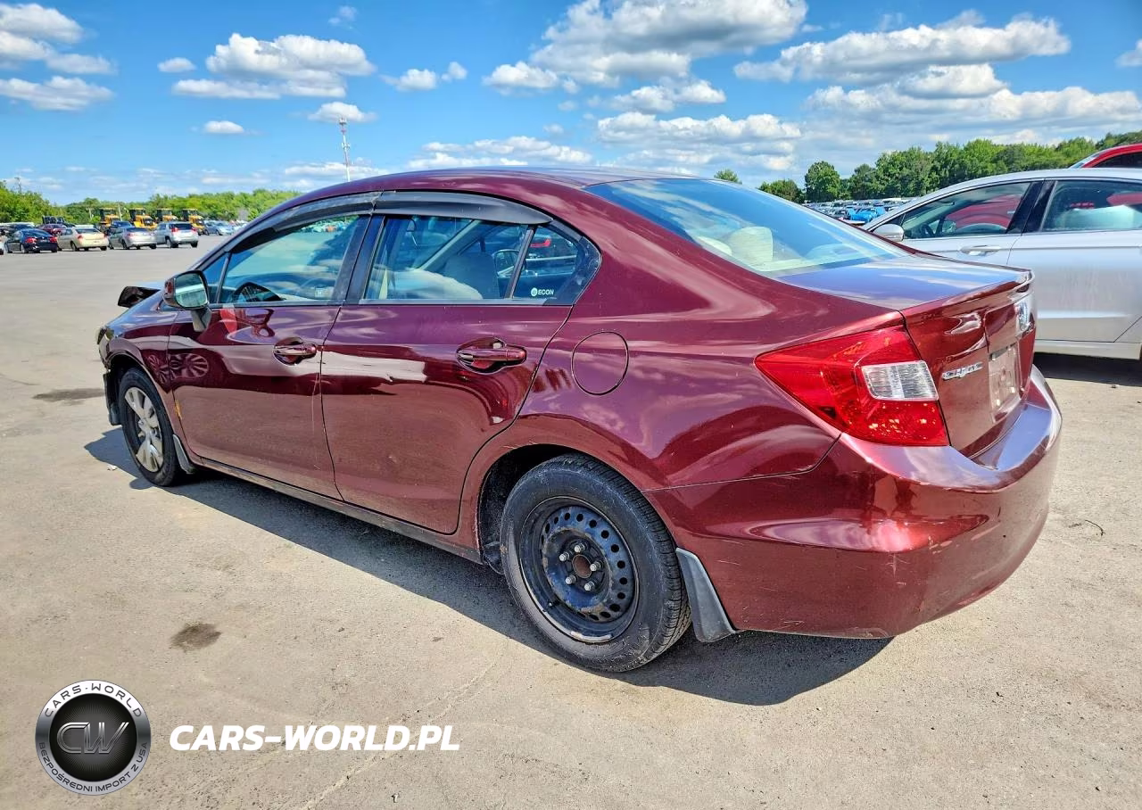 2012 Honda Civic Lx VIN:19XFB2F52CE317664 - 2